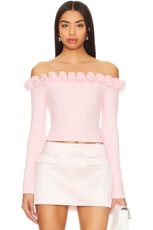 MAJORELLE Jalin Rosette Sweater in