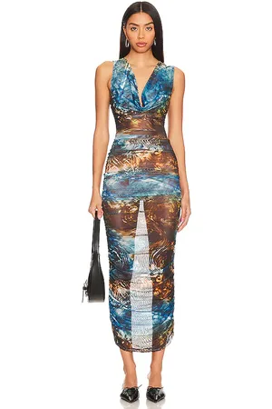 superdown Delara Ruched Dress in