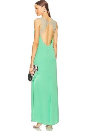 BCBG Max Azria Sleeveless Cut Out Gown in