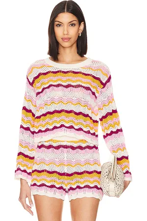 L*Space X Revolve Sun Ray Sweater in Peony Tamarind & Berry Multi