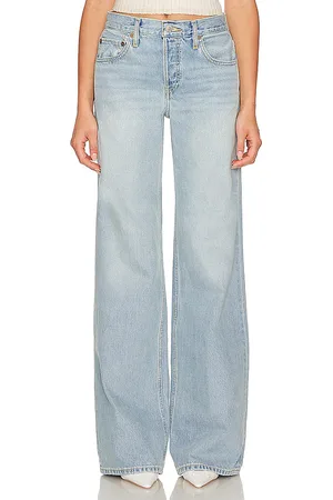 RE/DONE Mid Rise Wide Leg in