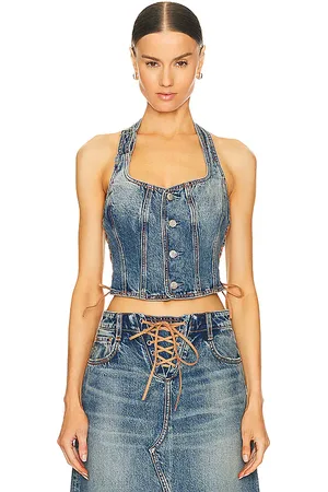 GRLFRND Phoebe Laced Halter Top in