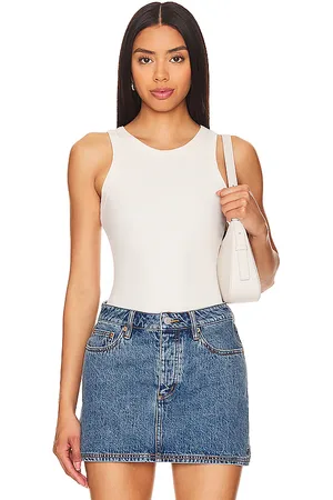 Spanx Ribbed Racerback Bodysuit in