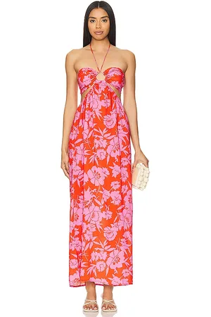 LINE & DOT Jennie Midi Dress in