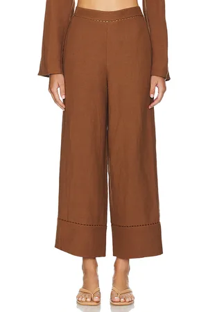 Simkhai Colley Cropped Straight Leg Pant in