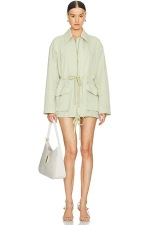 GRLFRND Tech Gabardine Parka Jacket in