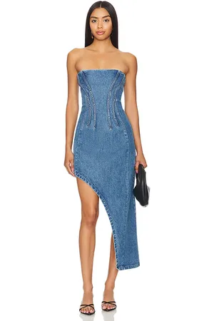 Bardot Amory Denim Midi Dress in