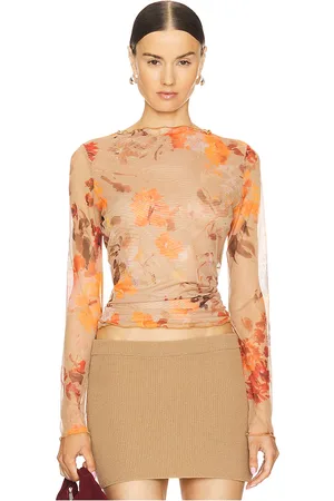 AJE Portal Mesh Skivvy Top in