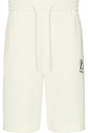 Bound Textured Shorts in
