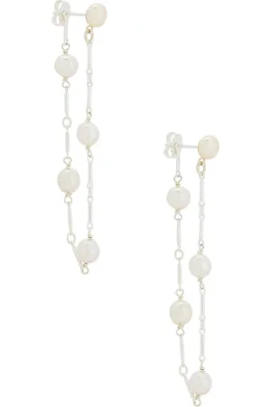 LOREN STEWART Pearl Chain Earring in