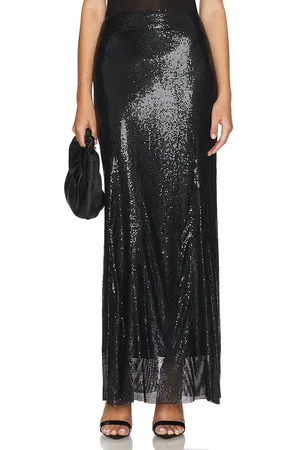h:ours X Bridget Chainmail Maxi Skirt in