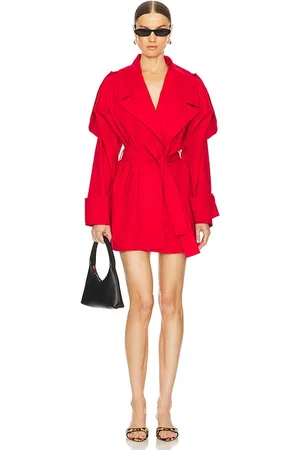 SELMACİLEK Canvas Belt Detailed Jacket Dress in