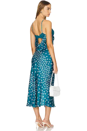 Free People X Intimately FP Gossamer Glow Midi Slip in
