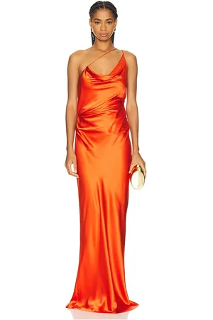 The Sei One Shoulder Cowl Gown in