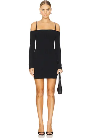 GOOD AMERICAN Virgo Off Shoulder Mini Dress in