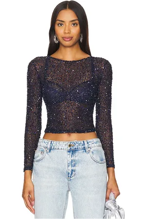 Retrofete Torrey Sequin Top in