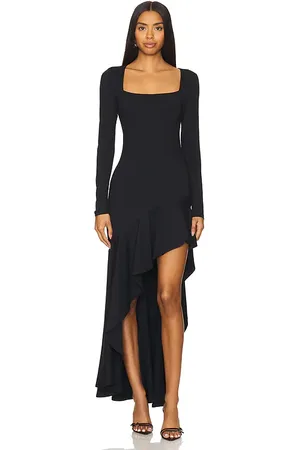 Susana Monaco Long Sleeve High Low Dress in