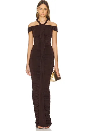 Khanums Textured Slinky Maxi Dress in