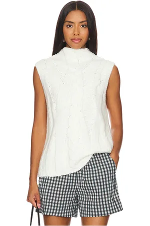 525 America Kendall Funnel Neck Cable Vest in
