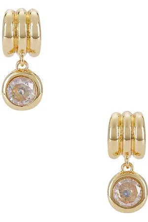 Baublebar Hoop & Crystal Drop Earrings in