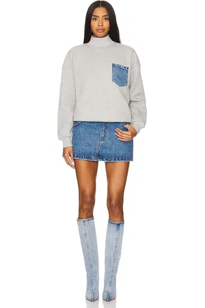 SER.O.YA Marley Terry Denim Sweater Dress in