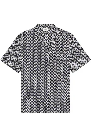 Bound Embroidered Cuban Shirt in