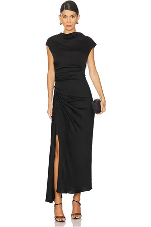 Simkhai Burke Draped Midi Dress in