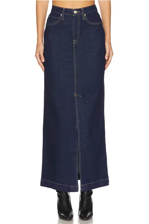 Hudson Reconstructed Maxi Skirt in