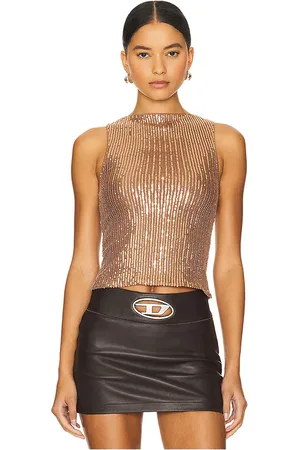 superdown Georgia Sequin Top in