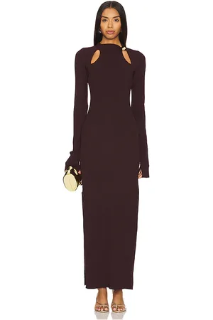 Nicholas Ellie Midi Gold Bead Dress in