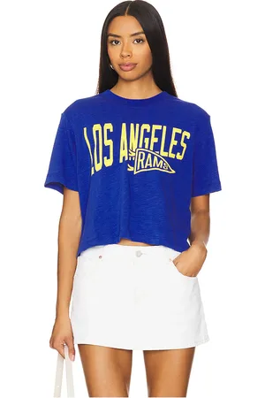 Junk Food Rams Dual Threat Mock Neck Crop Tee in