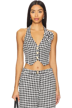 SNDYS Tweed Halter Top in