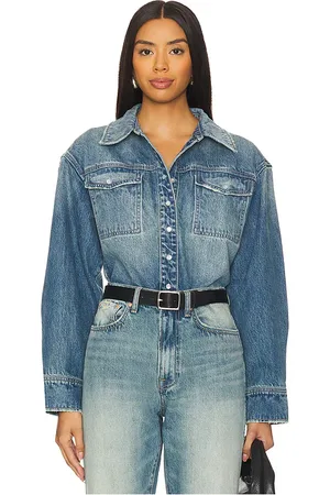 GRLFRND Michaela Denim Shirt in