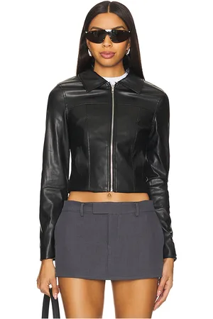 superdown Haydenn Faux Leather Jacket in