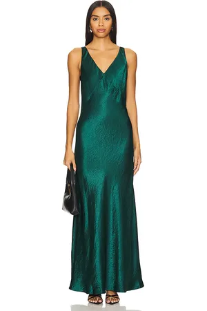 Vince V Neck Maxi Slip Dress in
