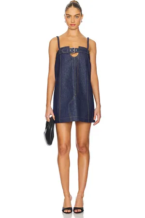 MONSE Denim Boxy Dress in