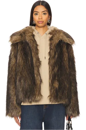 superdown Kennedy Faux Fur Coat in