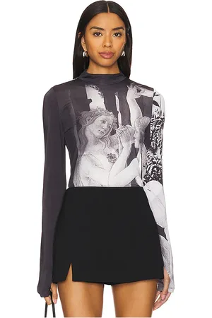 ALICE+OLIVIA Delaina Turtleneck Top in