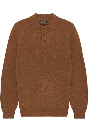 Beams Knit Polo 9g Sweater in