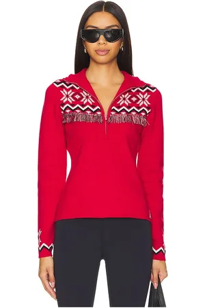 The Upside Keystone Blanche Half Zip Sweatshirt in
