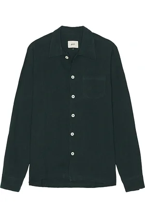 Bather Tiber Linen Leisure Shirt in