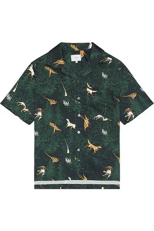Rhude Scramble Dog Print Shirt in