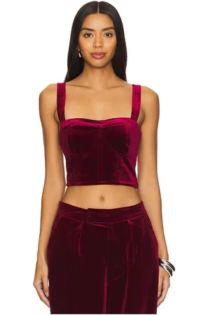 BLANK NYC Velvet Crop Top in