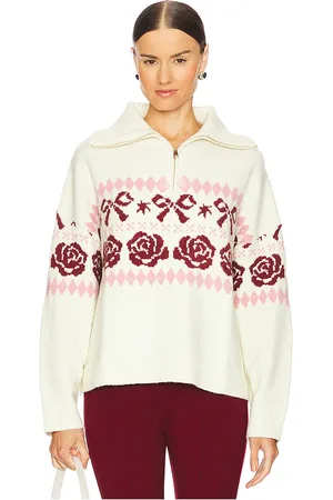 KITRI Uma Quarter Zip Sweater in