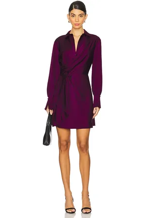 Simkhai Talit Draped Front Mini Dress in