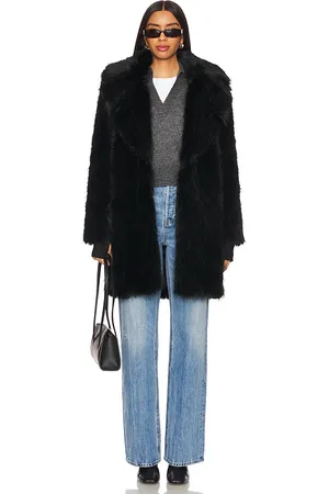 SAM. Faux Fur Mid Coat 34 in