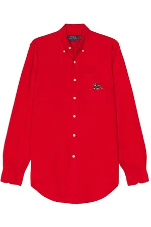 Ralph Lauren Long Sleeve Bear Sport Shirt in