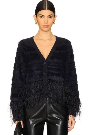 Cinq A Sept Vida Feather Cardigan in