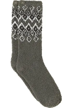 Barefoot Dreams CozyChic Fair Isle Sock in
