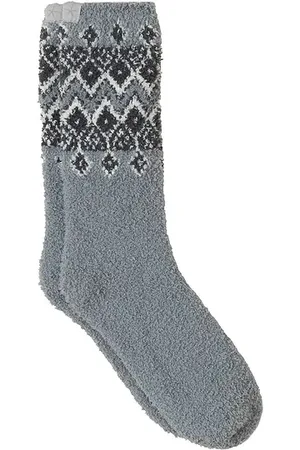 Barefoot Dreams CozyChic Fair Isle Sock in